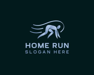 Running Sports Athlete logo design