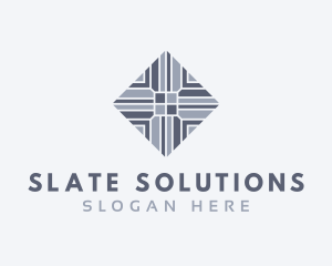 Grey Tile Pavement logo design