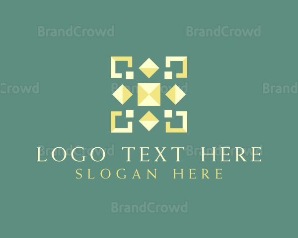 Tile Pattern Flooring Logo