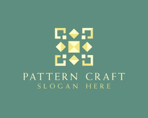 Tile Pattern Flooring logo design