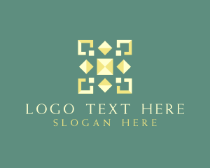 Tile Pattern Flooring Logo