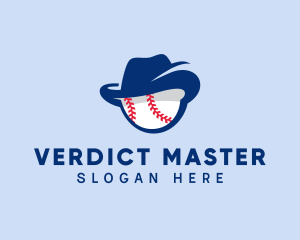 Baseball - Baseball Fedora Hat logo design