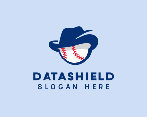 Baseball Fedora Hat logo design