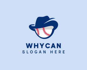 Catcher - Baseball Fedora Hat logo design