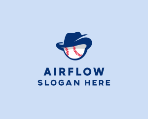 Baseball Fedora Hat logo design