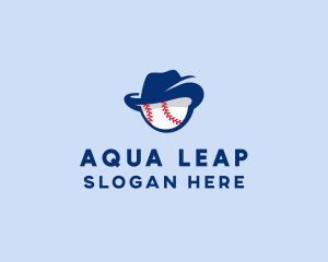 Baseball Fedora Hat logo design