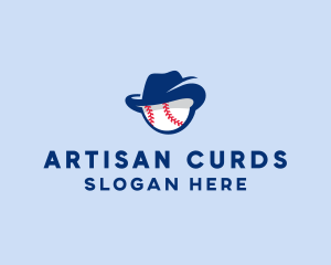 Baseball Fedora Hat logo design