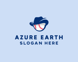 Baseball Fedora Hat logo design