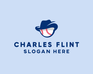 Baseball Fedora Hat logo design