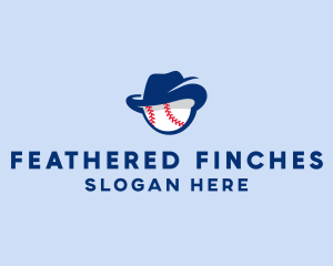 Baseball Fedora Hat logo design