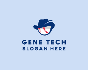 Baseball Fedora Hat logo design