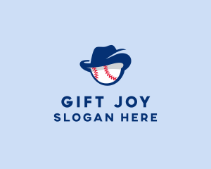 Baseball Fedora Hat logo design