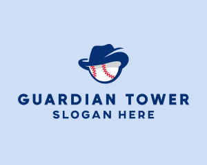 Baseball Fedora Hat logo design