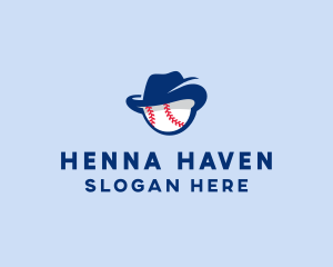 Baseball Fedora Hat logo design