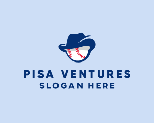 Baseball Fedora Hat logo design