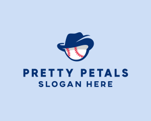 Baseball Fedora Hat logo design