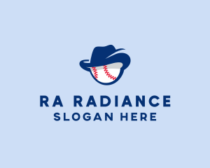 Baseball Fedora Hat logo design