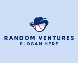 Baseball Fedora Hat logo design