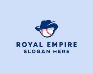 Baseball Fedora Hat logo design