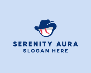 Baseball Fedora Hat logo design