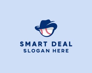 Baseball Fedora Hat logo design