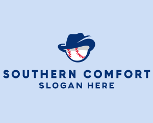 Baseball Fedora Hat logo design