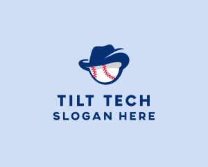 Baseball Fedora Hat logo design