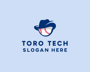 Baseball Fedora Hat logo design