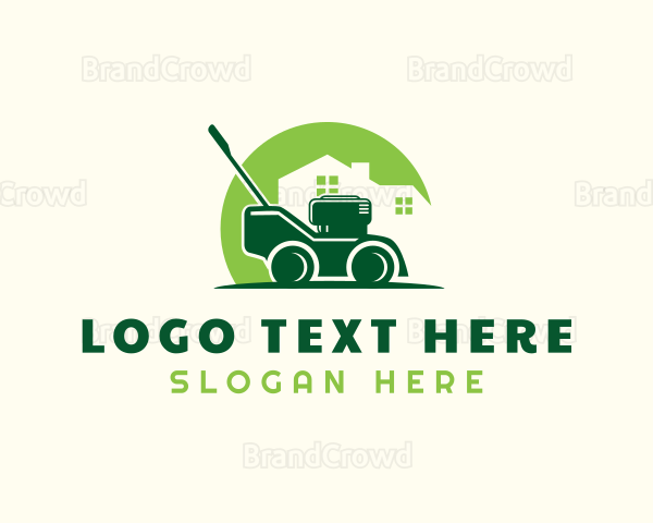 Lawn Mower Garden Logo