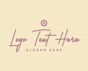 Formal Wear - Elegant Tailor Wordmark logo design