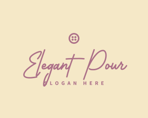 Elegant Tailor Wordmark logo design