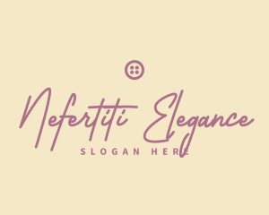 Elegant Tailor Wordmark logo design