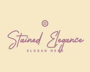 Elegant Tailor Wordmark logo design