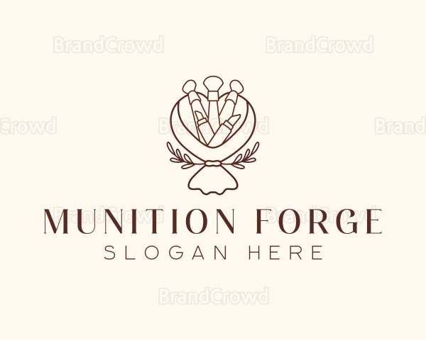 Makeup Beauty Bouquet Logo