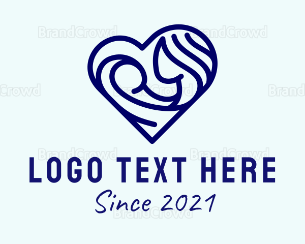 Blue Heart Parenting Logo
