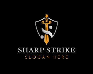 Weapon - Weapon Sword Shield logo design
