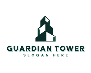 Building Architecture Tower logo design