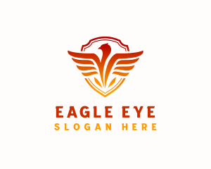 Fire Eagle Crest logo design