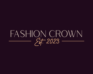 Stylish Fashion Business logo design