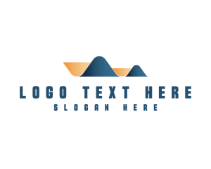 Abstract - Media Technology Wave logo design