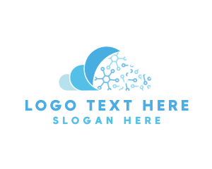 Migration - Cloud Data Circuit logo design