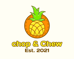 Cute - Cute Pineapple  Patch logo design