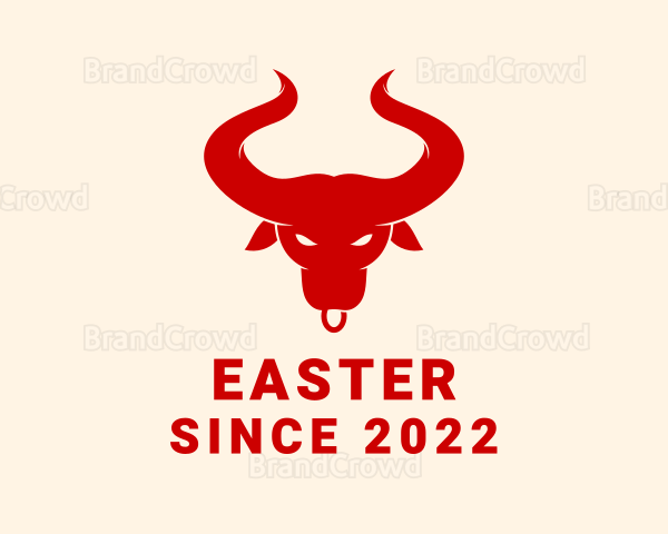 Strong Taurus Bull Ranch Logo