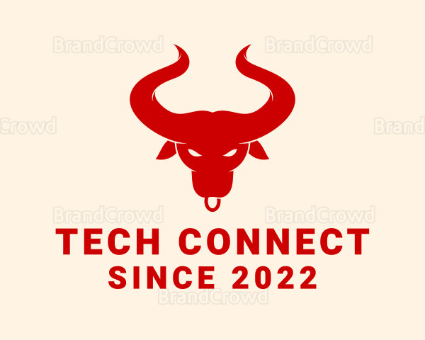 Strong Taurus Bull Ranch Logo