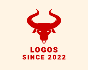 Horns - Strong Taurus Bull Ranch logo design