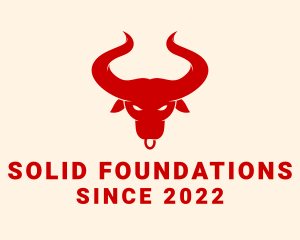 Cattle - Strong Taurus Bull Ranch logo design