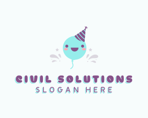 Event Party Balloon logo design