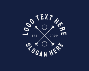 Text - Simple Circle Business logo design