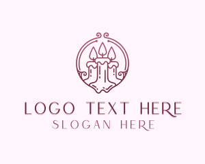 Candlelight - Candle Decor logo design