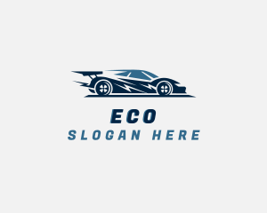 Fast Racing Car Logo